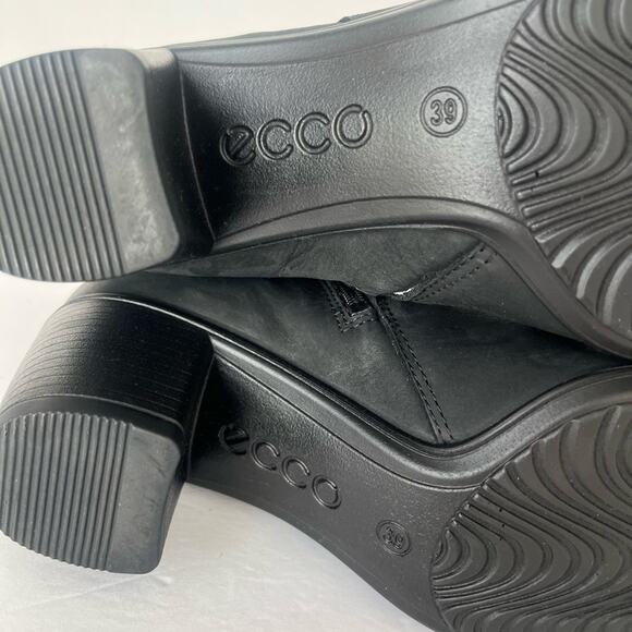Ecco Touch 15 Mid Cut leather ankle boots 39 US 8 - Picture 10 of 11